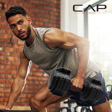 Load image into Gallery viewer, CAP Barbell 55 lb Pair of Adjustable Dumbbells with Full Rotation Copper Handle