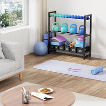 Load image into Gallery viewer, 3 Tier Adjustable Dumbbell Rack - Heavy-Duty 450LB Capacity Weight Storage Stand for Dumbbells (Rack Only)
