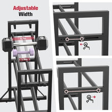 Load image into Gallery viewer, 3-Tier Adjustable Dumbbell Rack Stand - Heavy-Duty Carbon Steel Weight Storage Organizer(dumbbell rack stand only)