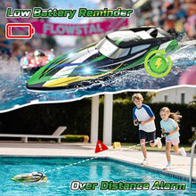 Load image into Gallery viewer, DEERC Fast RC Boat with LED Lights, 30+KM/H, High Speed Remote Control Racing Boat