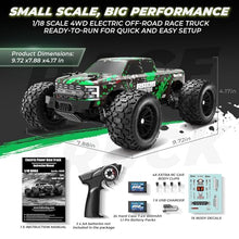 Load image into Gallery viewer, HAIBOXING 1:18 Scale RC Truck 18859E, 4X4 Off-Road Vehicle with Speeds up to 36km/h