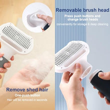 Load image into Gallery viewer, 3-in-1 Dog Hair Dryer with Slicker Brush for Small and Medium-Sized Dogs and Cats Pet Hair Dryer Dog Blow Dryer Portable Overheat Protection Adjustable Temperature