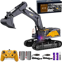 Load image into Gallery viewer, NAM Remote Control Excavator Toy 1/14 Scale Excavator, 22 Channel Upgrade Full Functional Construction Vehicles