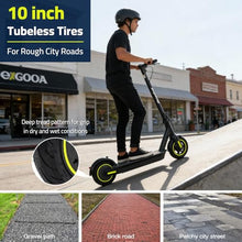 Load image into Gallery viewer, Roadvo 10 Inches Electric Scooter, 750W Peak Powerful Motor & 20 MPH Top Speed, 20-25Miles Long Range, Folding E Scooter with Dual Braking for Adults (Grey)