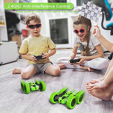 Load image into Gallery viewer, Hamdol RC Stunt Car for Kids Ages 6–12, Double-Sided Remote Control Car with LED Lights