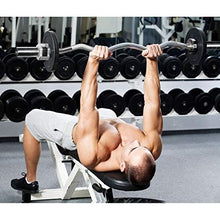 Load image into Gallery viewer, RitFit 2 Inch EZ Curl Bar with Weights, 350LBS Weight Capacity Olympic Curl Barbell