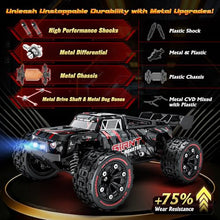 Load image into Gallery viewer, 1:16 Scale All Terrain Fast RC Cars for Adults 40KPH, 4WD Electric Off-Road Remote Control Monster Truck