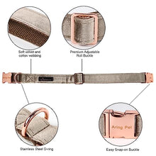 Load image into Gallery viewer, ARING PET Bowtie Dog Collar,Velvet Dog Collars with Detachable Bowtie, Adjustable Bow Tie Collar for Girl and Boy Dogs.