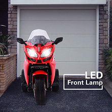 Load image into Gallery viewer, Boys Girls Electric Toy Motorcycle - Rechargeable Battery, Light-up Wheels, Great Gift for Kids (Red + Plastic + 50-99 lbs)
