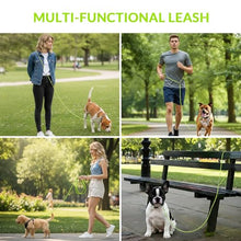 Load image into Gallery viewer, Léwind 8.2ft Hands Free Dog Leash,Versatile Waist & Crossbody Lead for Medium Dogs,Waterproof & Adjustable for Running Jogging Walking, 360° Swivel Metal Buckle (Green)