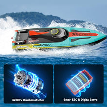 Load image into Gallery viewer, TOPCHOIC Brushless RC Boat 40+MPH, Remote Control Boats for Adults Kids, 19" Big Racing Boat