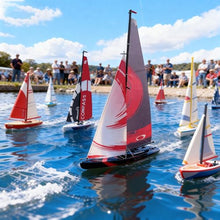 Load image into Gallery viewer, Ssccgym 84” Inch Remote Control Boat RC Pre-Assemble Sailboat Accessories Kits 2.4G Electric Boat Sail Watercraft for Adults Boys (L)