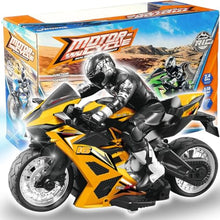 Load image into Gallery viewer, Remote Control Stunt Motorcycle with Riding Figure, 1:10 Scale High Speed Cross Country 360 Degree