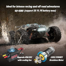 Load image into Gallery viewer, High Speed Monster Truck Hobby Remote Control Car, Waterproof RC Truck 4x4 All Terrain Buggy Toy