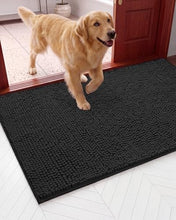 Load image into Gallery viewer, Dog Door Mat for Muddy Paws, 36"x60" Soft Chenille Absorbent Front Door Mat