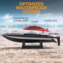 Load image into Gallery viewer, VOLANTEXRC RC Boat 20MPH Fast Remote Control Boat for Adults, Red