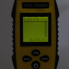 Load image into Gallery viewer, Portable Fish Finder with LCD Display, Handheld Sonar Depth Finder for Kayak Boat Lake Sea Ice Fishing, 2ft–328ft Detection, Alarm Function
