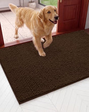 Load image into Gallery viewer, Dog Door Mat for Muddy Paws, 48"x60" Soft Chenille Absorbent Front Door Mat