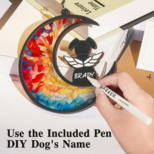 Load image into Gallery viewer, Tubuui Dog Memorial Suncatcher, Dog Memorial Gifts for Loss of Dogs, Custom with Name Date Pet Sympathy Gifts for Grief Puppy Lovers, Personalized Pet Remembrance Ornaments for Window Hanging