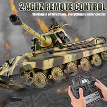 Load image into Gallery viewer, BESTYMXY RC Tanks Heng Long German King Tiger Henschel Heavy Tank