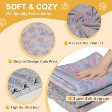 Load image into Gallery viewer, Gowyeg 1 Pack 3 Blankets for Dogs, Dog Blanket for Large & Medium Pet Cat, Premium Soft Fluffy Suitable for Sofas, Kennels & Beds, Gifts Puppy Essentials, 41x31inch, Brown/Purple/Coffee Brown