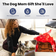 Load image into Gallery viewer, Rubyloo Puffer Dog Travel Bag for Dog Moms, Diaper Bag with Travel Bowls