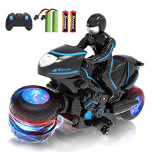 Load image into Gallery viewer, Tecnock RC Motorcycle, Remote Control Motorcycle with LED Lights, RC Car Dirt Bike Toy,
