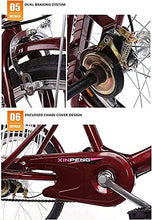 Load image into Gallery viewer, Adult Tricycle - 3 Wheel Bikes for Adults Shopping Adult Tricycles Cargo 1 Speed Freight Trikes 20 Inch 3 Wheel Bikes for Adults with Large Basket