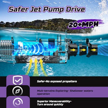 Load image into Gallery viewer, DEERC 17” Large High-Speed RC Jet Boat, Self-Righting Remote Control Boat