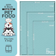 Load image into Gallery viewer, Dog Food Mat - 24x15 Raised Edges Dogs Mat for Food and Water Prevent Spill, Waterproof Cat Food Mats Protect Floors, Easy Clean Dog Bowl Mats for Food and Water, Silicone Pet Feeding Placemats