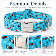 Load image into Gallery viewer, ARING PET Summer Dog Collar for Small Medium Large Boy Dogs-Blue Ice Pop M