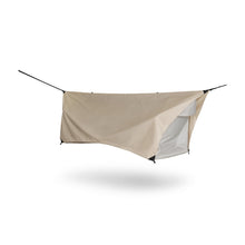 Load image into Gallery viewer, Haven Safari Lay-Flat Hammock Tent (Sand) – Canvas Glamping Hammock Tent with Insulated Pad – Ultimate Comfort Camping Hammock (Includes Rainfly & Net)