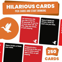 Load image into Gallery viewer, Do or Drink Redneck Edition - Rowdy Party Game with Outrageous Dares & Country Challenges Hilarious Drinking Card Game for Adults and Family, Tailgates, BBQs, Game Nights & Southern Fun
