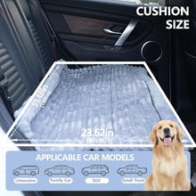Load image into Gallery viewer, Dog Car Seat Waterproof Bed Cover Non-Slip Car Back Seat Soft and Comfortabl Pet Bed Mat Car Blanket for Travel Backseat Extender Seat Covers Dog Bed for Cars Trucks and SUVs (Light Grey 23.6” x 51”)