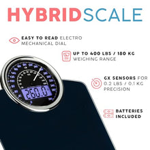 Load image into Gallery viewer, Adamson Hybrid 2-in-1 Analog & Digital Weighing Scale for Body Weight up to 400lbs