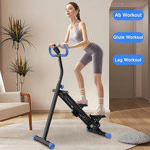 Load image into Gallery viewer, KINMAC Stair Stepper with Adjustable Resistance for Home - Upgrade Climber Workout Machine with LCD Tracking & Space-Saving Design (Black)