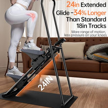 Load image into Gallery viewer, Upgraded seanleecore Stair Stepper Machine for Home with Device Holder & Silicone Floor Mat, Extra-Long Non-Slip Pedals Vertical Climber Exercise Machine