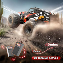 Load image into Gallery viewer, YESHIN 1:14 Scale RC Cars for Adults, 4X4 Waterproof Off-Road Remote Control Truck with 2 Rechargeable Batteries