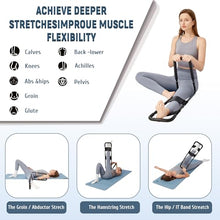 Load image into Gallery viewer, PressLoo Hamstring Stretcher for Knee Extension & Pain Relief, Adjustable Low Back, Calf, Leg & Hip Stretching Device for Flexibility, ACL MCL Surgery Recovery Physical Therapy & Rehab Equipment