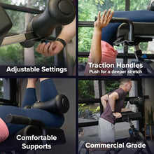 Load image into Gallery viewer, Teeter DEX Inversion & Core Training System-Multi-Functional Decompression Roman Chair Hyperextension for Ab, Back, & Core Strength; Commercial-Grade 350lb Rated Home Exercise (DEX II Commercial)