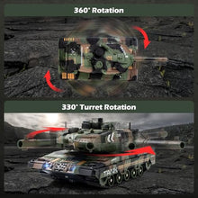 Load image into Gallery viewer, Supdex 1:24 RC Tank-2.4G Remote Control Army Tank That Shoot BBS with 360° Rotating Turret, Auto Demo