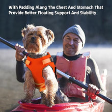 Load image into Gallery viewer, Dogcheer Dog Life Jacket with Double Rescue Handle, Reflective Dog Life Vest for Swimming Boating, Adjustable Pet Swim Vest Dog Flotation Device DFD for Small Medium Large Dogs - Orange XS