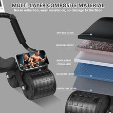 Load image into Gallery viewer, 2026 Upgraded Ab Roller Wheel with Knee Mat &Timer - Automatic Rebound Abdominal Wheel with Elbow Support