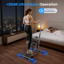 Load image into Gallery viewer, OWLSKY Stair Stepper Vertical Cardio Exercise Climber Stair-Master for Exercise at Home Full Body Workout Machine with Handlebar 330LBS Load with Adjustable Step Range Pedals