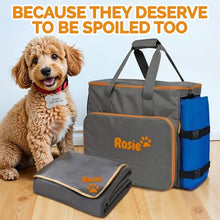 Load image into Gallery viewer, Personalized Dog Blanket with Name, Custom Blankets for Dog, Embroidered Waterproof Blanket Soft and Comfortable for Small, Medium & Large Dogs, Best Gift for Pet Lovers - Ships Next Day