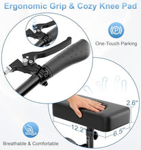Load image into Gallery viewer, HOMLAND Knee Scooter Walker for Adults for Foot Injuries, 8'' Rubber Wheel