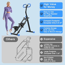 Load image into Gallery viewer, Stair Stepper for Home-Upgrade Vertical Climber Workout Machine for Full-Body Exercise -Blue