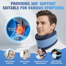 Load image into Gallery viewer, Ice Silk Neck Brace,Neck Brace Cervical Collar,Neck Support Brace for Sleeping Soft,Breathable Cervical Collar for Pain Relief/Posture Correction,Travel, Workers & Neck Injury Recovery for Women & Men