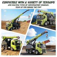 Load image into Gallery viewer, Double E Volvo FMX 1:20 Scale RC Crane Truck - 660° Rotating Console, 2.4GHz Anti-Interference, Construction Toy for Adults