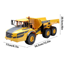 Load image into Gallery viewer, 23IN Super Large 1/20 RC Dump Truck, 12CH Electric Remote Control Transport Vehicle Engineering Vehicle Model